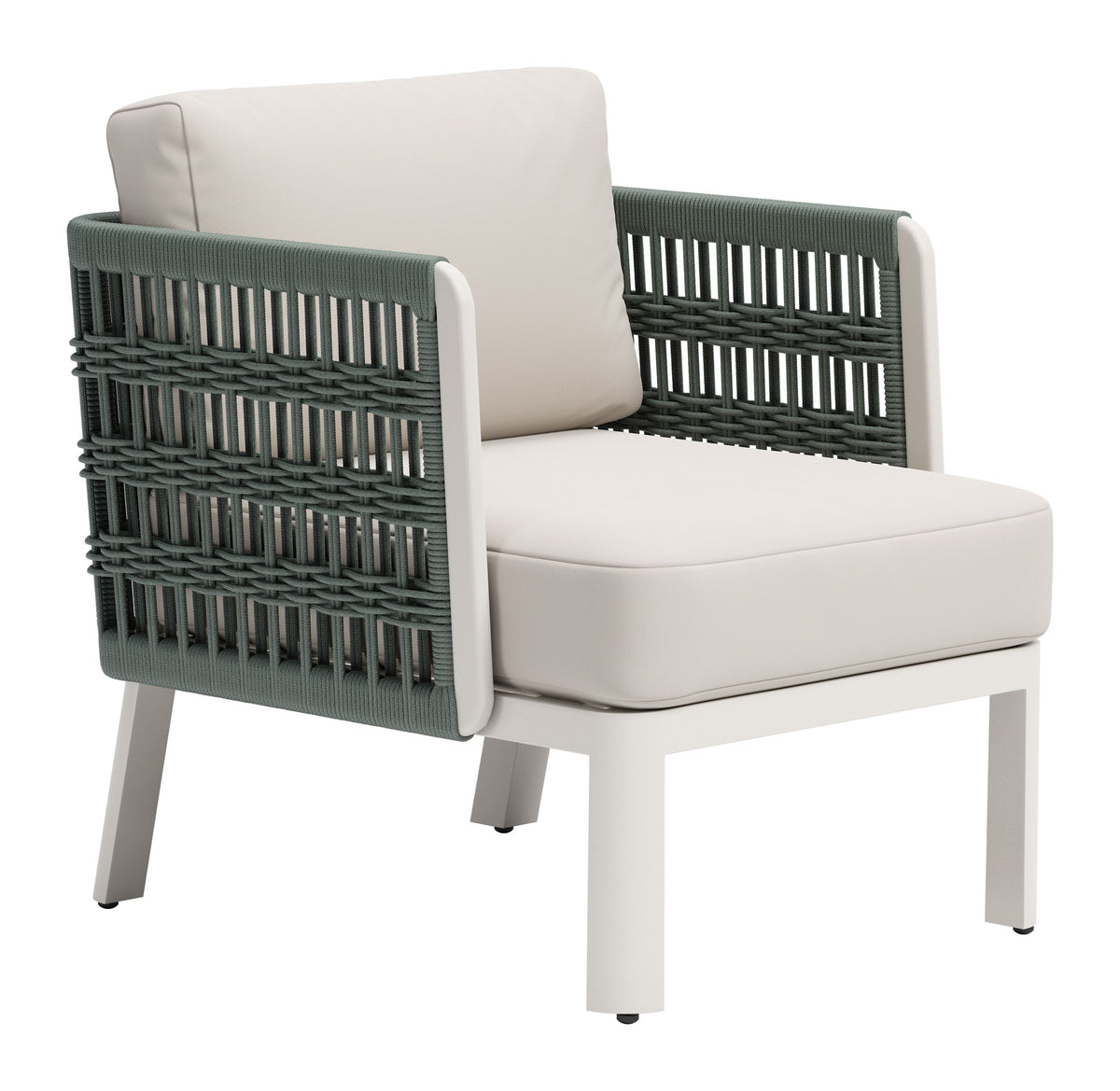 Bridgehampton - Armchair - White - Premium Arm Chairs from Zuo Modern - Just $1725! Shop now at brett interiors