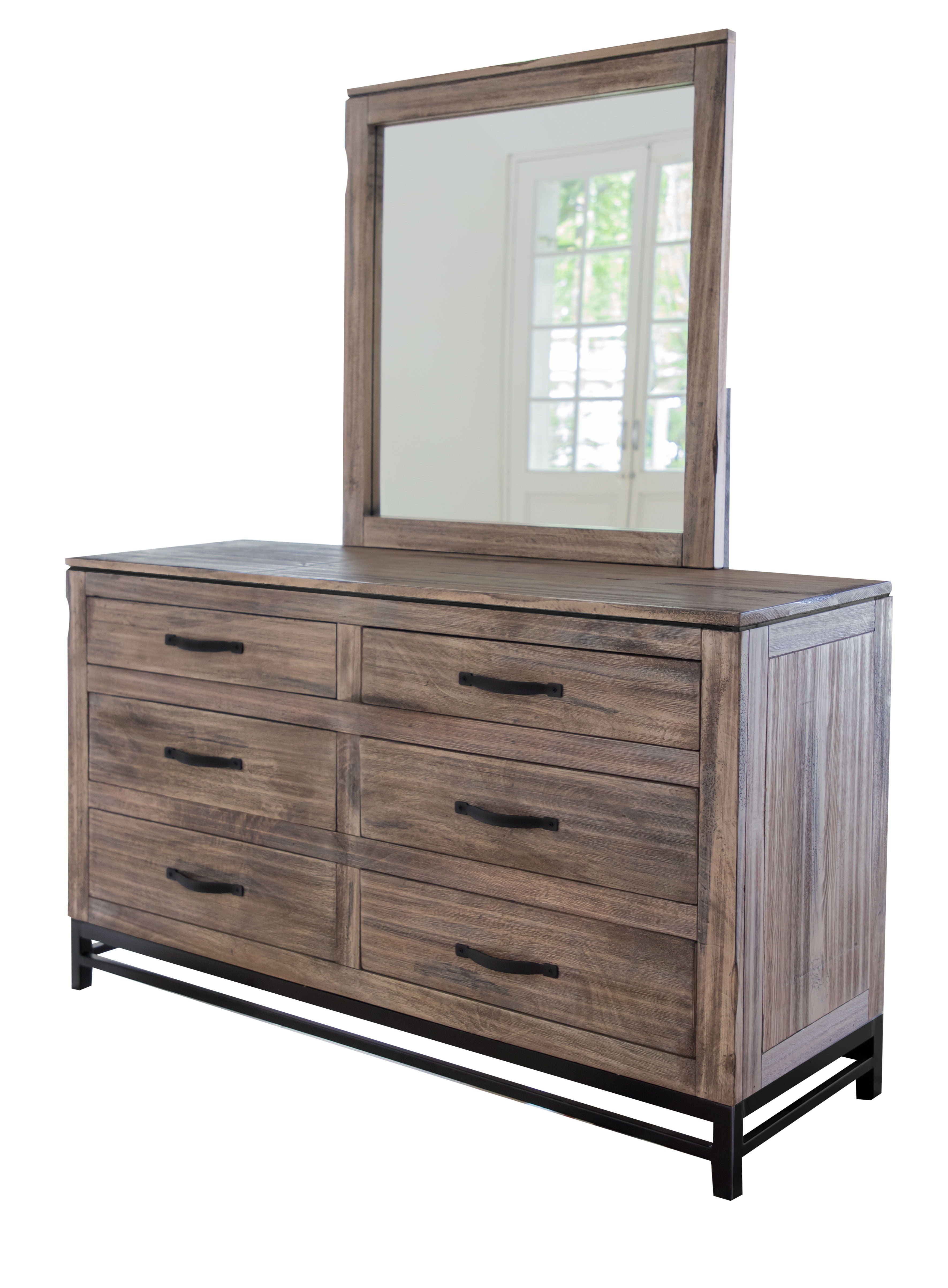 Blacksmith - Dresser - Truffle Brown / Oil Black - Premium Dressers from International Furniture Direct - Just $1225! Shop now at brett interiors