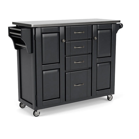 Create-A-Cart - Kitchen Cart - Steel Top - Premium Islands & Carts from Homestyles - Just $1262.48! Shop now at brett interiors