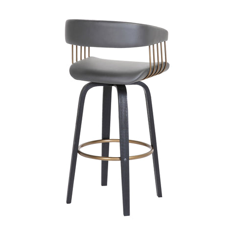 Topanga - Swivel Stool - Premium Counter Height (24"-27") from Armen Living - Just $230! Shop now at brett interiors