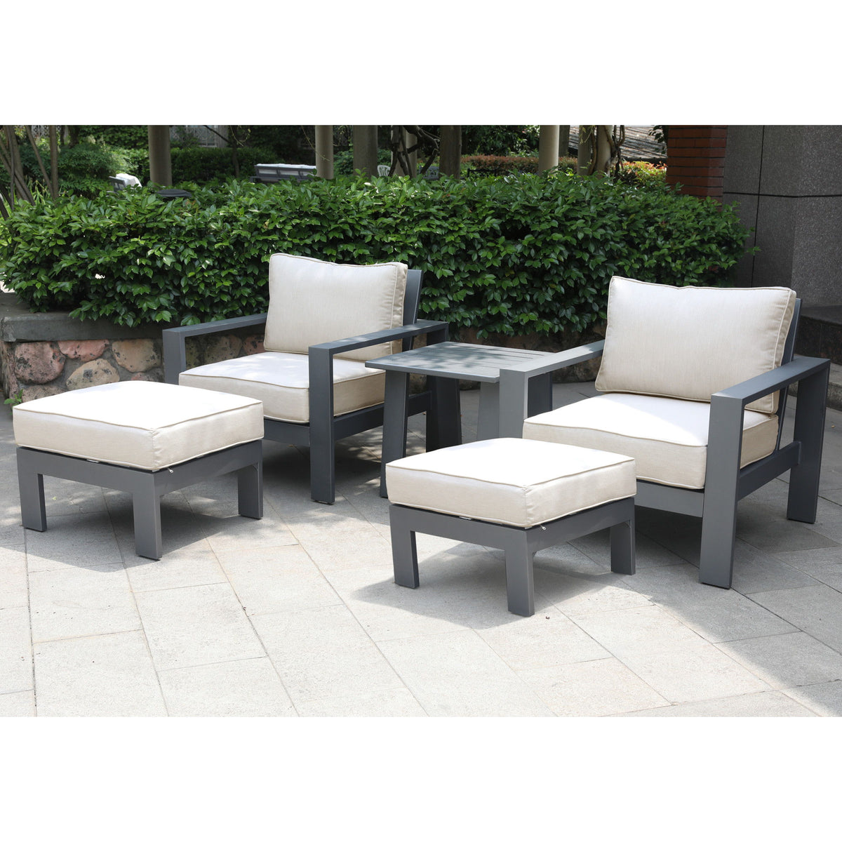 Seating Group With Cushions - Premium 5 Piece Outdoor Sets from Gather Craft - Just $2117! Shop now at brett interiors