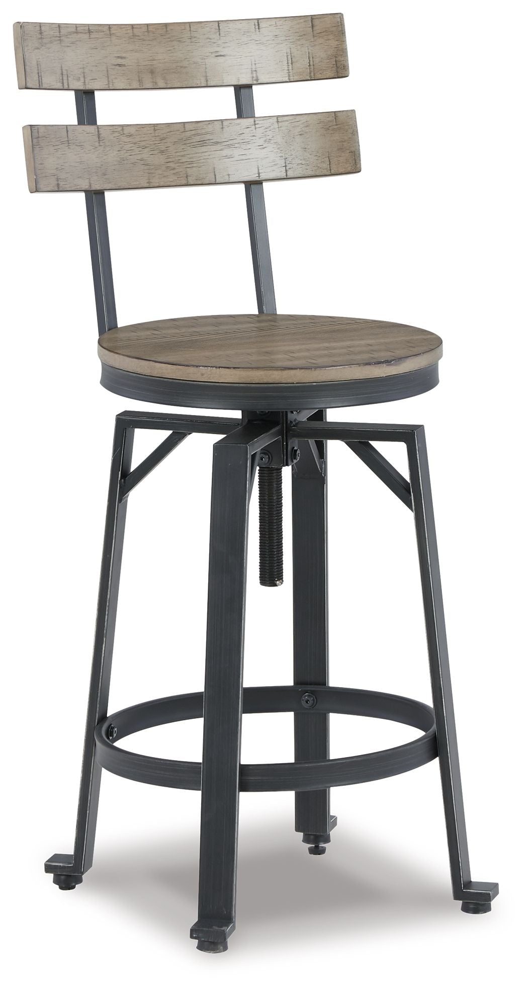 Lesterton - Light Brown / Black - Swivel Barstool (Set of 2) - Premium Stool Sets from Signature Design by Ashley® - Just $317.65! Shop now at brett interiors