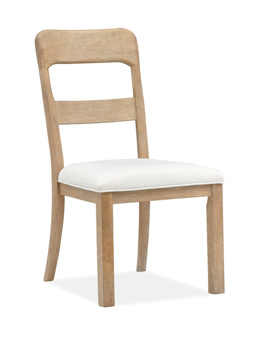 Lynnfield - Dining Side Chair With Upholstered Seat (Set of 2) - Weathered Fawn - Premium Chair Sets from Magnussen Furniture - Just $485! Shop now at brett interiors