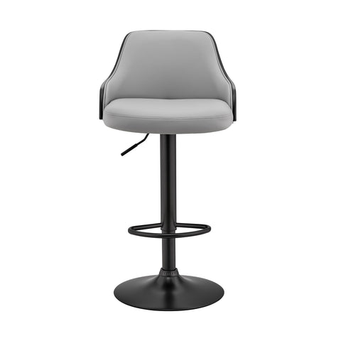 Asher - Adjustable Bar Stool - Premium Adjustable Height from Armen Living - Just $200! Shop now at brett interiors