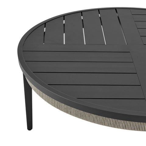 Zella - Round Coffee Table - Charcoal / Light Gray - Premium Coffee Tables from Armen Living - Just $947.50! Shop now at brett interiors