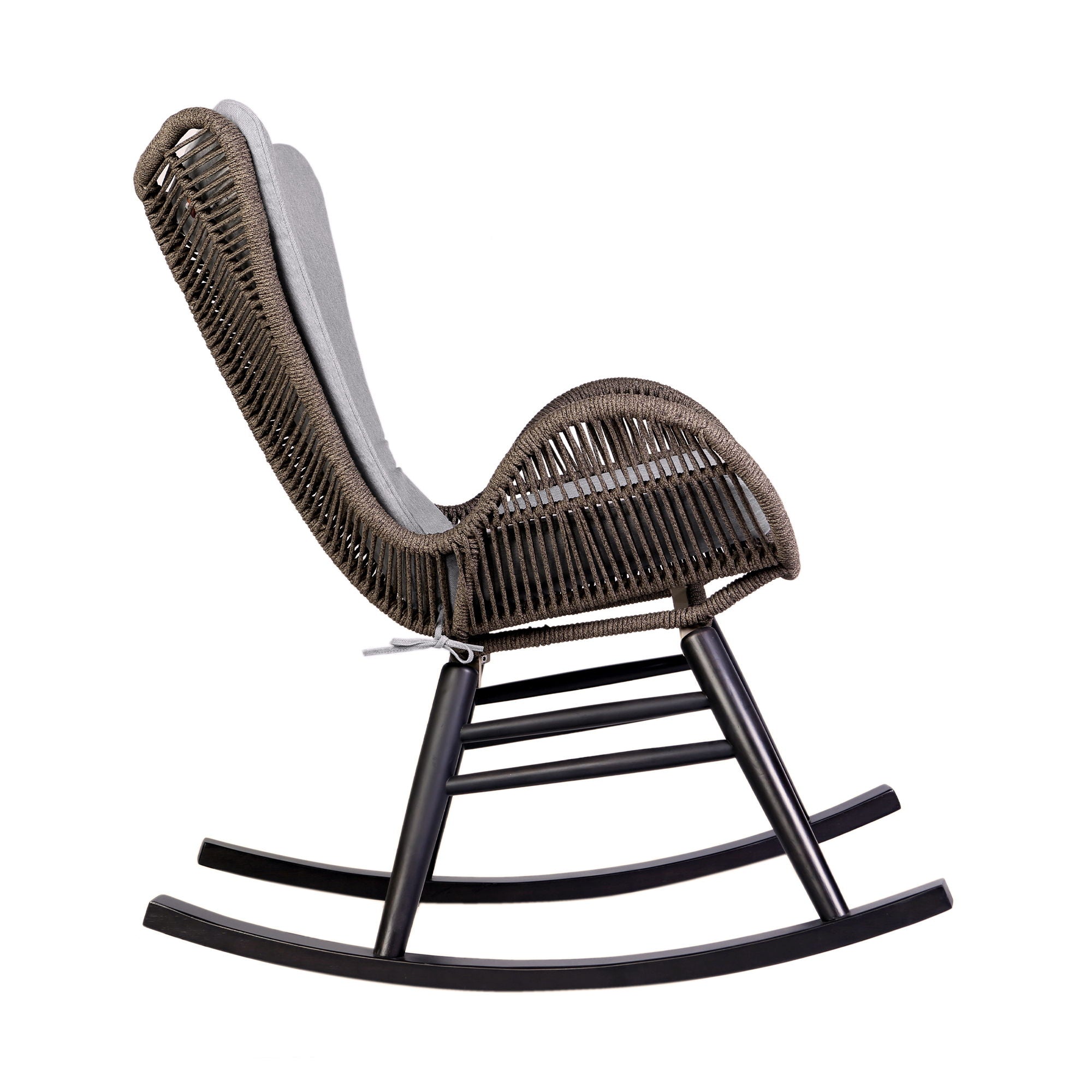 Mateo - Outdoor Patio Rocking Chair - Premium Rocker Chairs from Armen Living - Just $915! Shop now at brett interiors