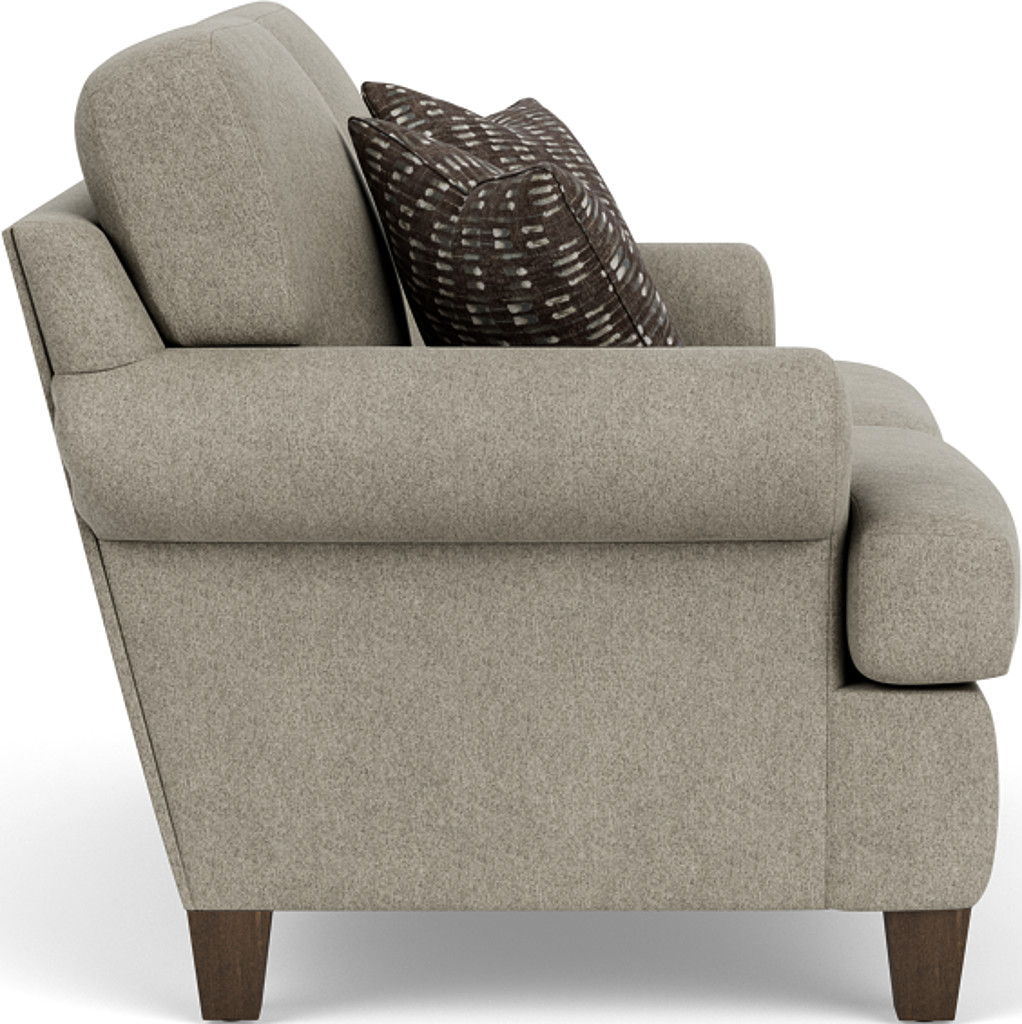 Moxy - Loveseat (Roll Arms And T-Shaped Cushions) - Premium Stationary Loveseats from Flexsteel - Just $1875! Shop now at brett interiors