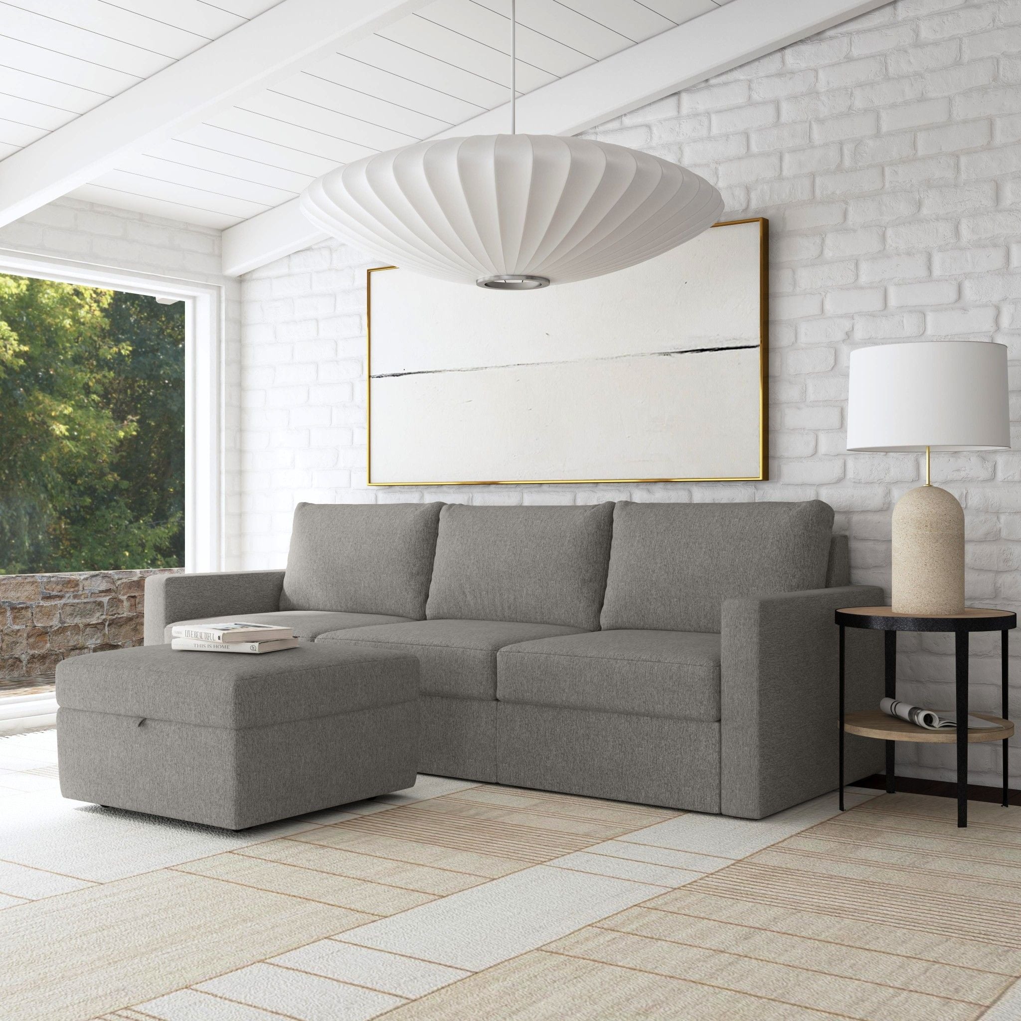 Flex - Sofa with Standard Arm and Storage Ottoman - Premium 2 Piece Living Room Sets from Homestyles - Just $8497.50! Shop now at brett interiors