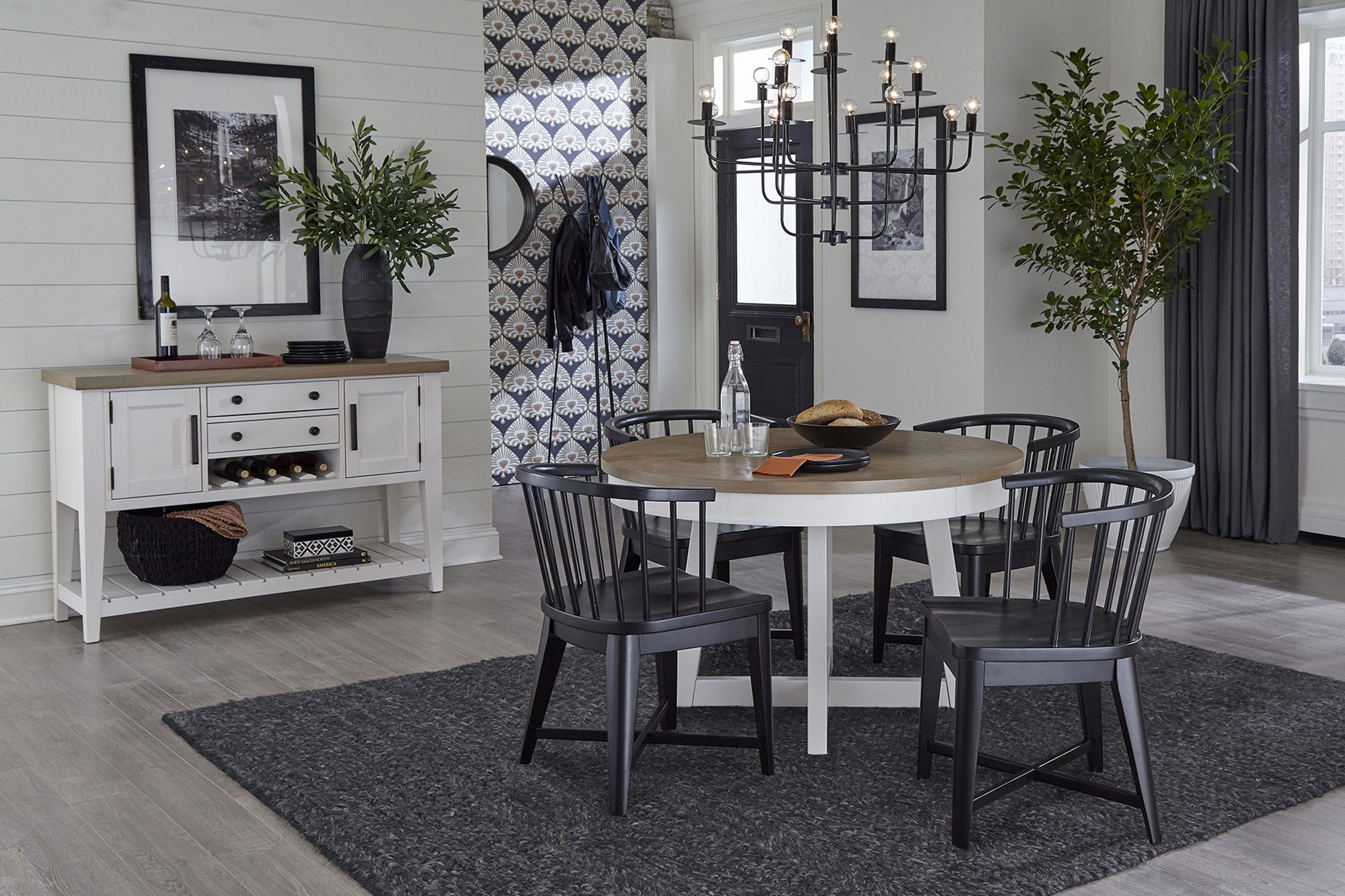 Americana Modern Dining - Round Dining Table - Cotton - Premium Dining Tables from Parker House - Just $622.50! Shop now at brett interiors