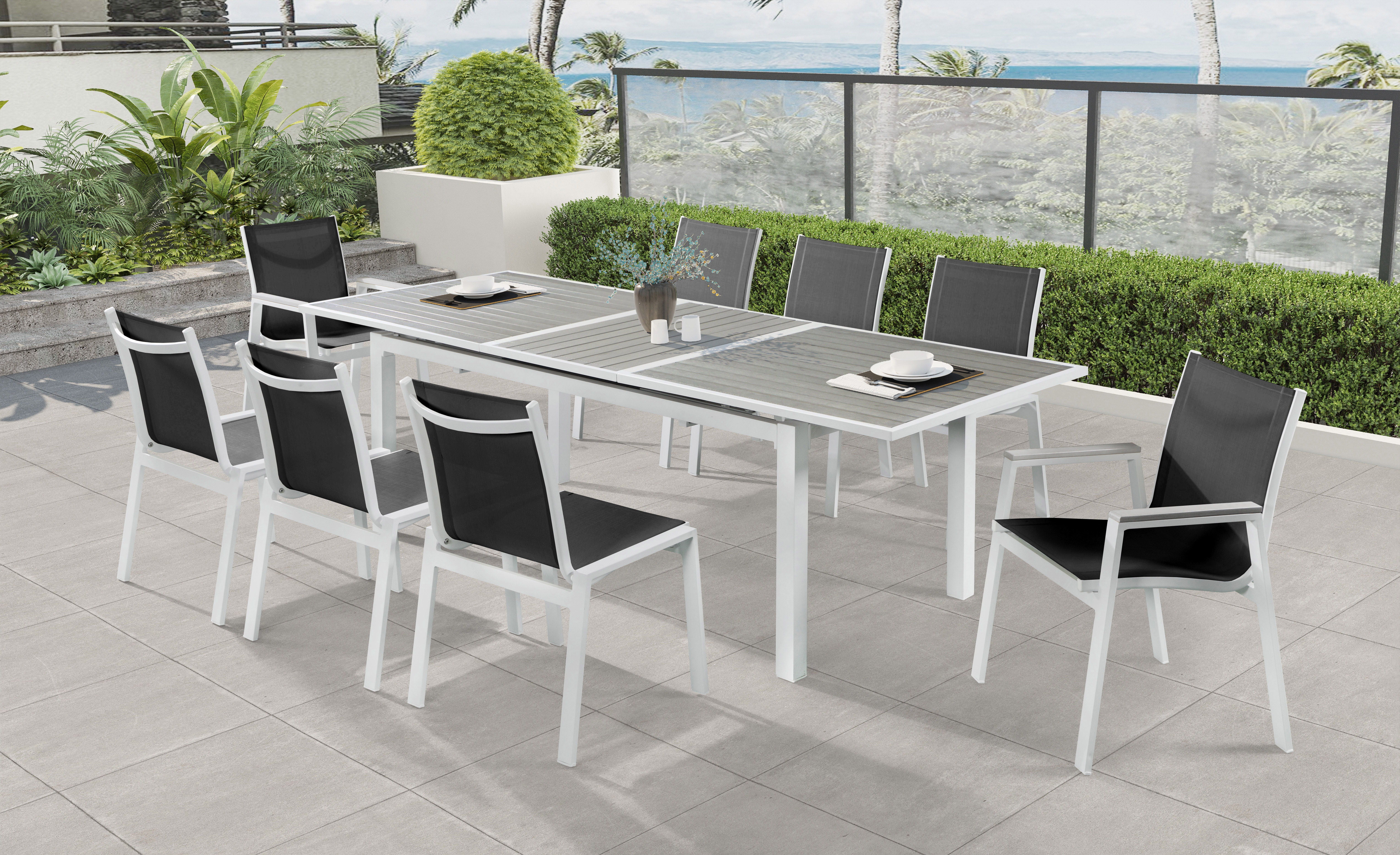 Nizuc - Outdoor Patio Dining Chair Set - Premium Chair Sets from Meridian Furniture - Just $750! Shop now at brett interiors