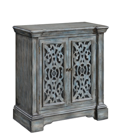 Harriet - Two Door Cabinet - Midvale Texture Gray Blue - Premium Accent Cabinets from Coast2Coast Home - Just $2062.50! Shop now at brett interiors