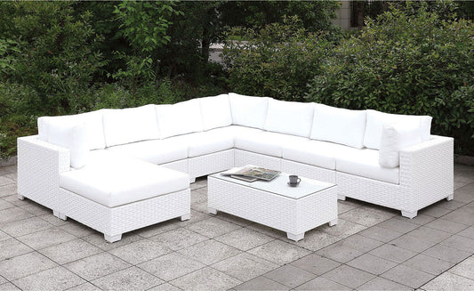 Somani - Large Ottoman - White - Premium Ottomans from Furniture of America - Just $562.50! Shop now at brett interiors