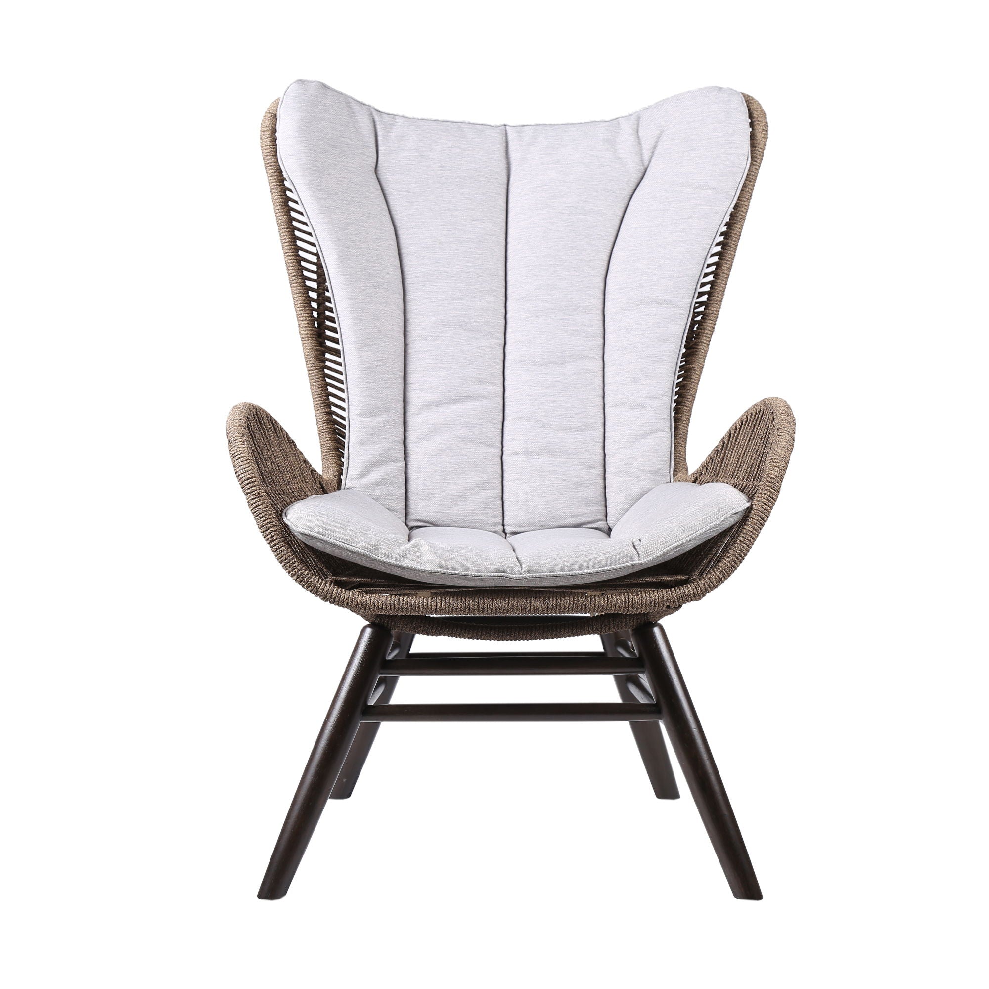 King - Indoor / Outdoor Lounge Chair - Premium Accent Chairs from Armen Living - Just $630! Shop now at brett interiors