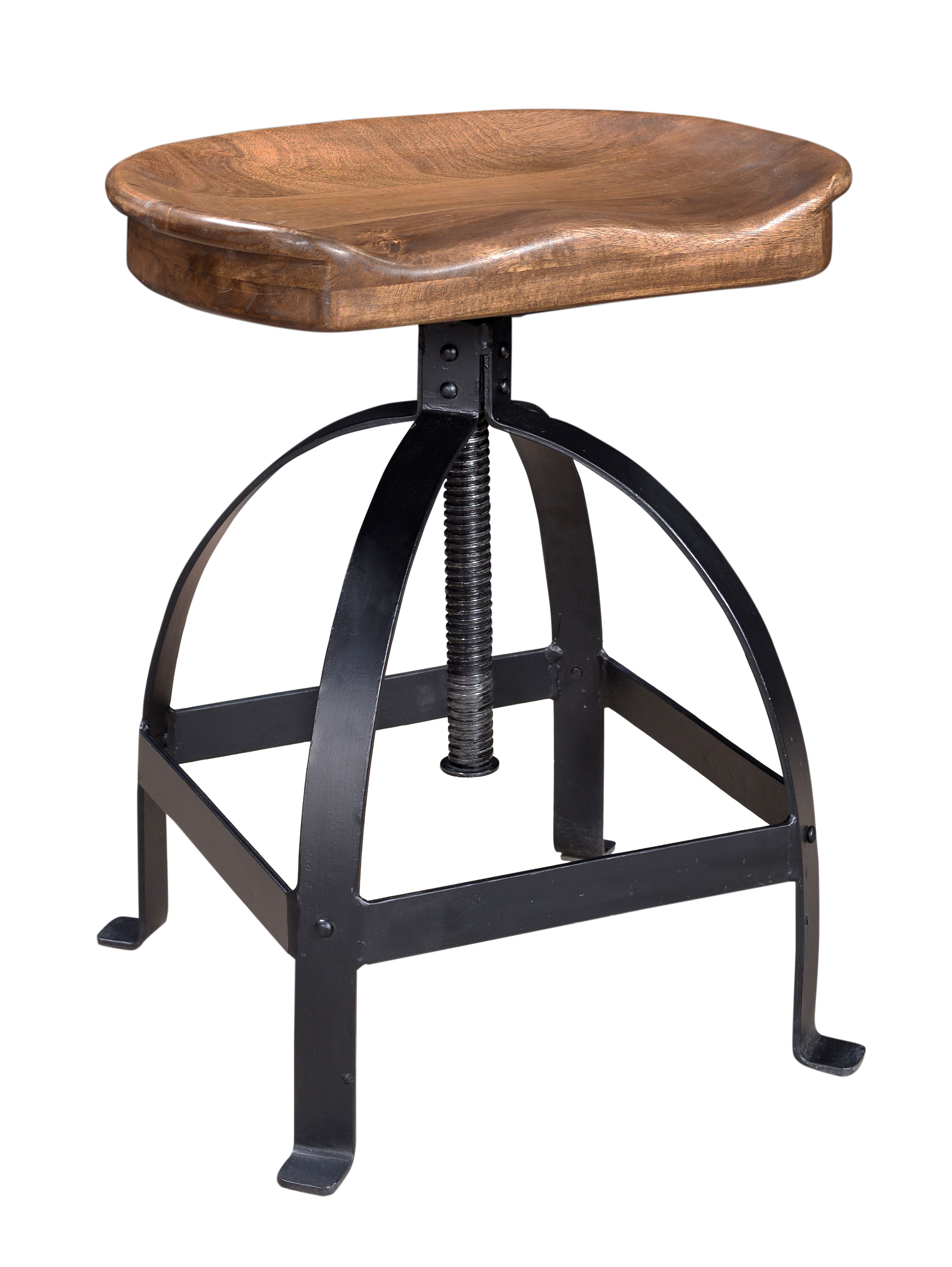 Booker - Adjustable Stool - Manna Brown - Premium Adjustable Height from Coast2Coast Home - Just $990! Shop now at brett interiors