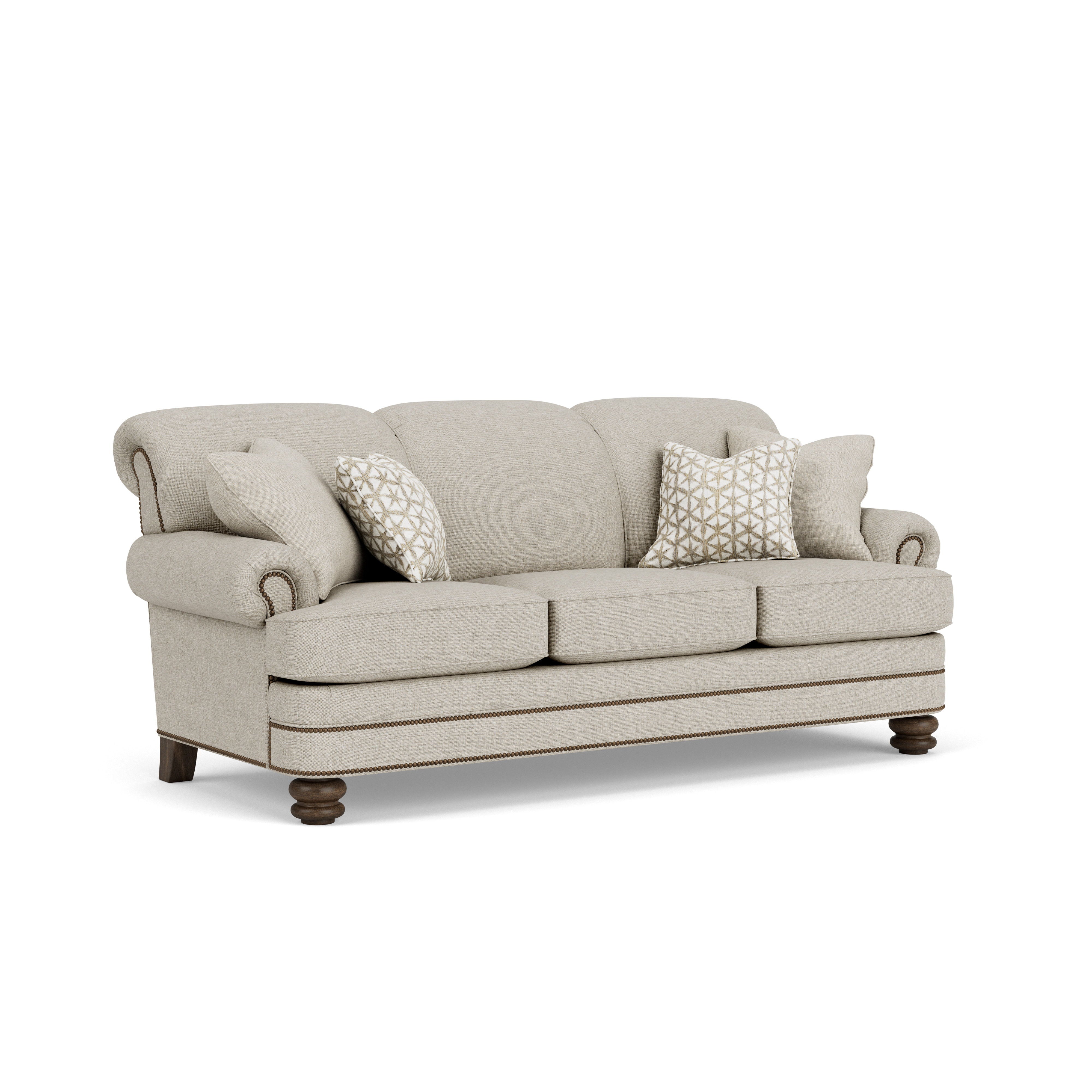 Bay Bridge - Stationary Sofa - Premium Stationary Sofas from Flexsteel - Just $2562.50! Shop now at brett interiors