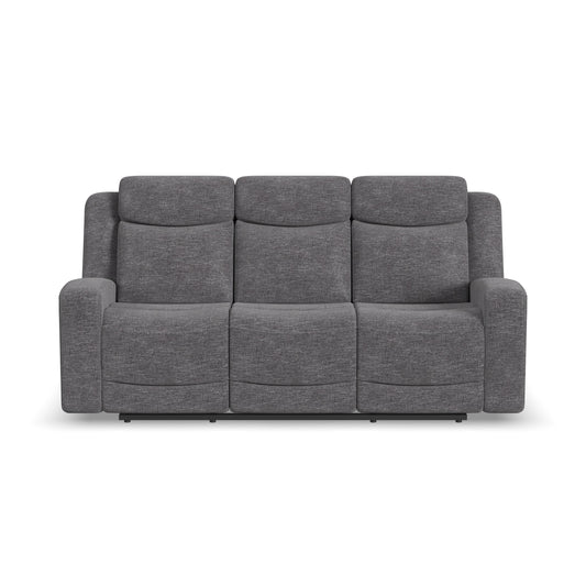 Ridge - Power Reclining Sofa With Power Headrests - Granite - Premium Reclining Sofas from Flexsteel - Just $2250! Shop now at brett interiors