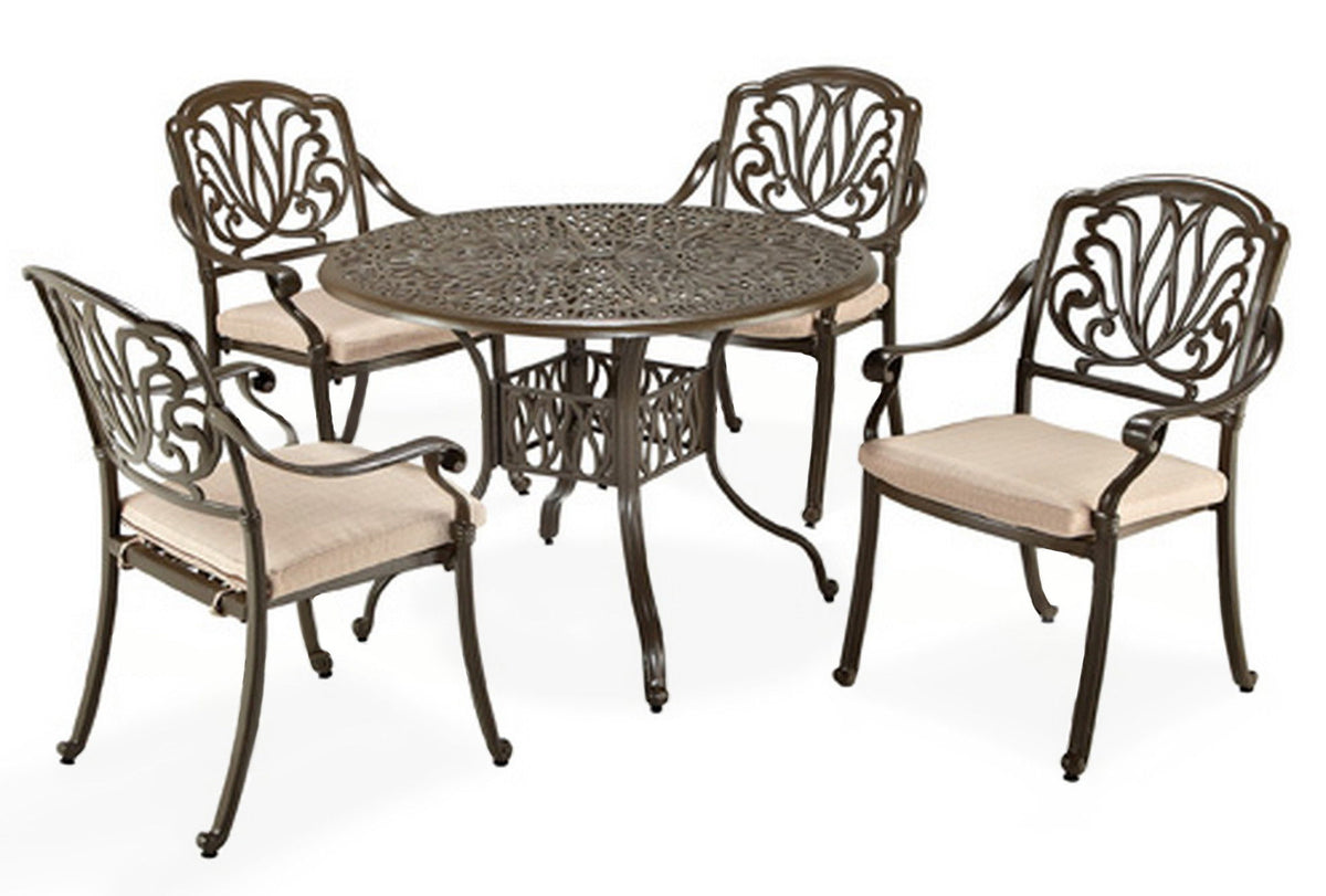 Capri - Outdoor Dining Set - Premium 5 Piece Outdoor Sets from Homestyles - Just $3619.98! Shop now at brett interiors