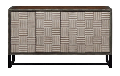 Indira - Four Door Credenza - Jasper Two Tone - Premium Credenzas from Coast2Coast Home - Just $3712.50! Shop now at brett interiors