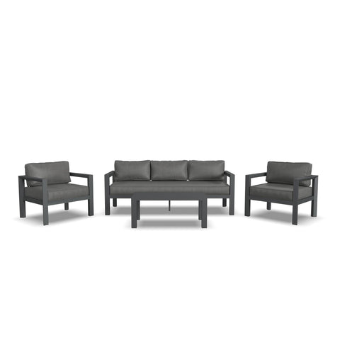 Grayton - Outdoor Aluminum Set - Premium 4 Piece Outdoor Sets from Homestyles - Just $4249.98! Shop now at brett interiors