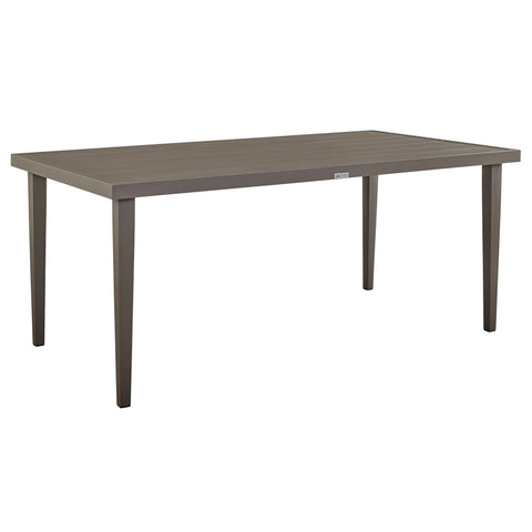 Grenada - Outdoor Rectangle Dining Table - Gray - Premium Dining Tables from Armen Living - Just $1402.50! Shop now at brett interiors