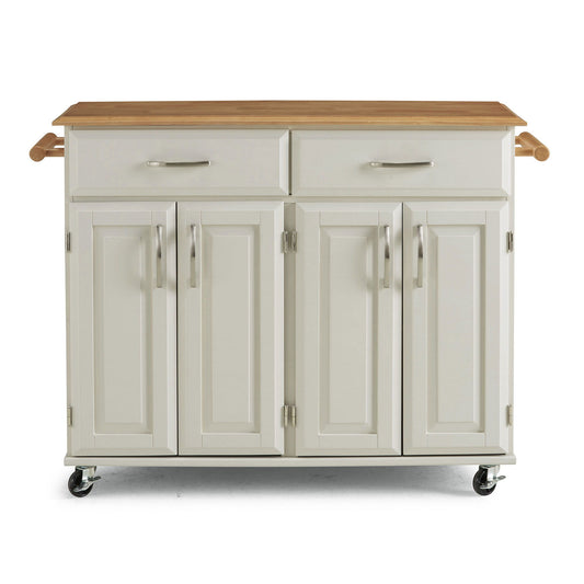 Blanche - Kitchen Cart - White - Wood - 36" - Premium Islands & Carts from Homestyles - Just $1287.48! Shop now at brett interiors