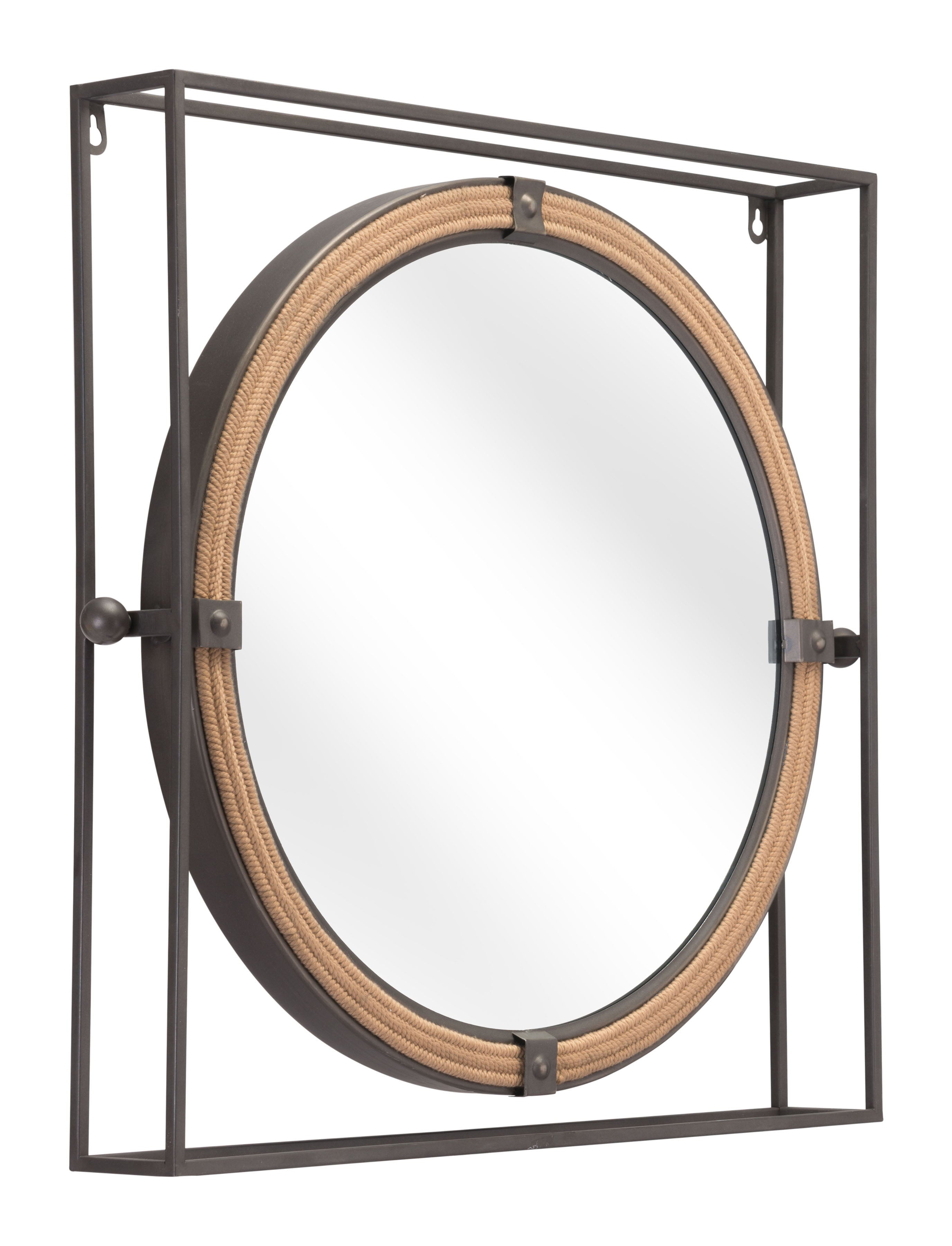 Capell - Mirror - Gray - Premium Accent Mirrors from Zuo Modern - Just $325! Shop now at brett interiors