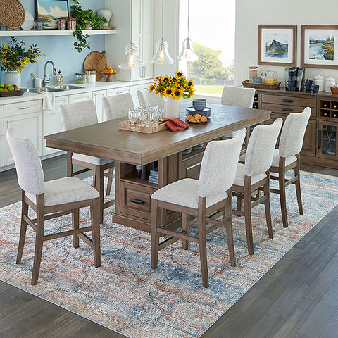 Sundance - Island Counter Height Table - Sandstone - Premium Counter Tables from Parker House - Just $1622.50! Shop now at brett interiors