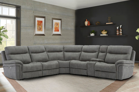 Mason - 6 Piece Modular Power Reclining Sectional - Premium Reclining Sectionals from Parker Living - Just $3122.50! Shop now at brett interiors