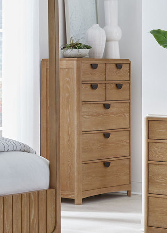 Escape - Bedroom 5 Drawer Chest With Cedar Bottom - Glazed Natural Oak - Premium Accent Chests from Parker House - Just $872.50! Shop now at brett interiors