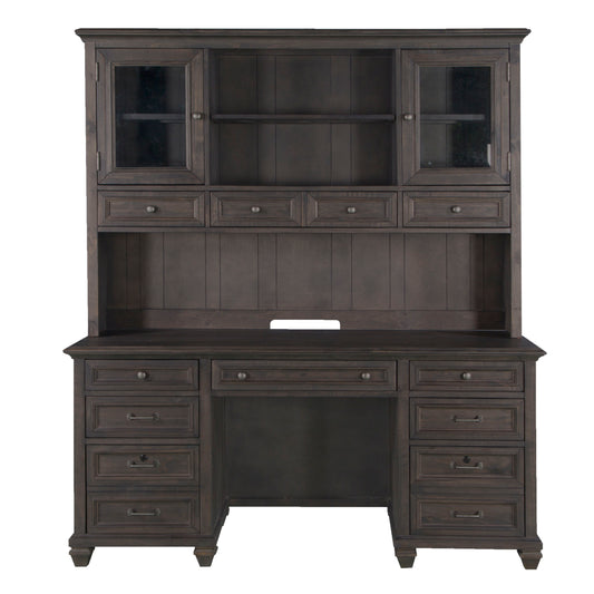 Sutton Place - Hutch - Weathered Charcoal - Premium Hutches from Magnussen Furniture - Just $1709! Shop now at brett interiors