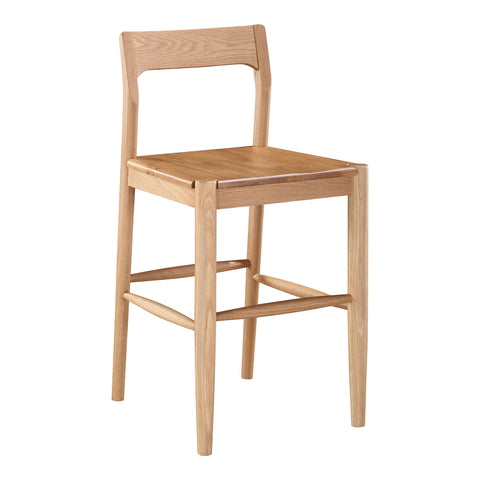 Owing - Counter Stool - Oak - Premium Counter Height (24"-27") from Moe's Home Collection - Just $1322.50! Shop now at brett interiors