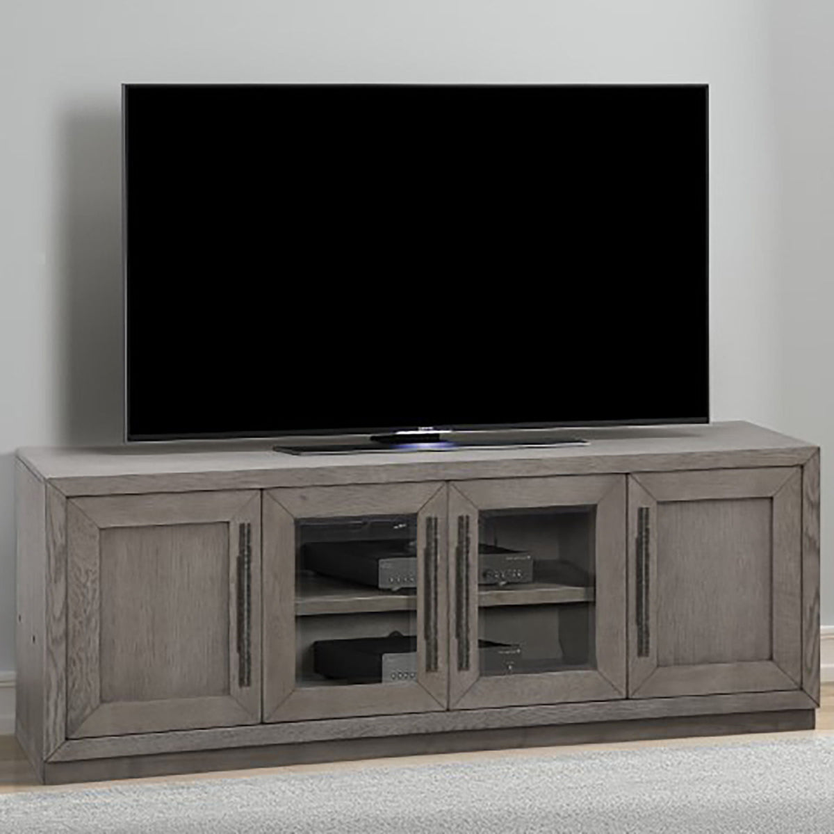 Pure Modern - Door TV Console - Moonstone - Premium TV Stands from Parker House - Just $997.50! Shop now at brett interiors