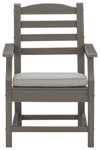 Visola - Gray - Arm Chair With Cushion (Set of 2) - Premium Chair Sets from Signature Design by Ashley® - Just $744.98! Shop now at brett interiors