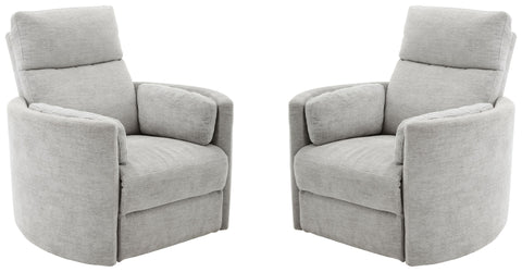 Radius - Power Swivel Glider Recliner (Set of 2) - Premium Chair Sets from Parker Living - Just $1745! Shop now at brett interiors