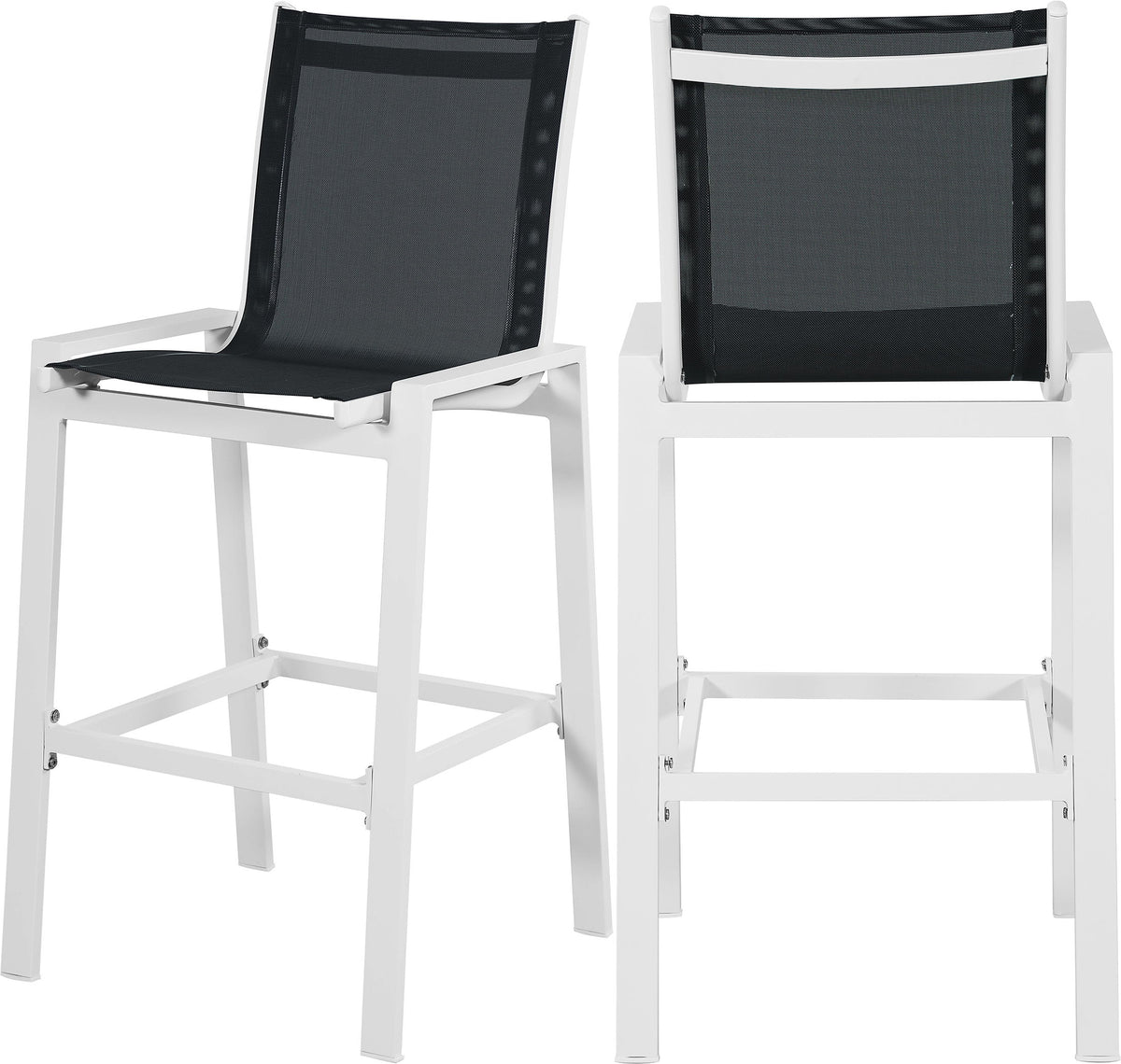 Nizuc - Outdoor Barstool (Set of 2) - Premium Chair Sets from Meridian Furniture - Just $900! Shop now at brett interiors