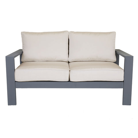 Loveseat - Powdered Pewter - Premium Loveseats from Gather Craft - Just $1122! Shop now at brett interiors