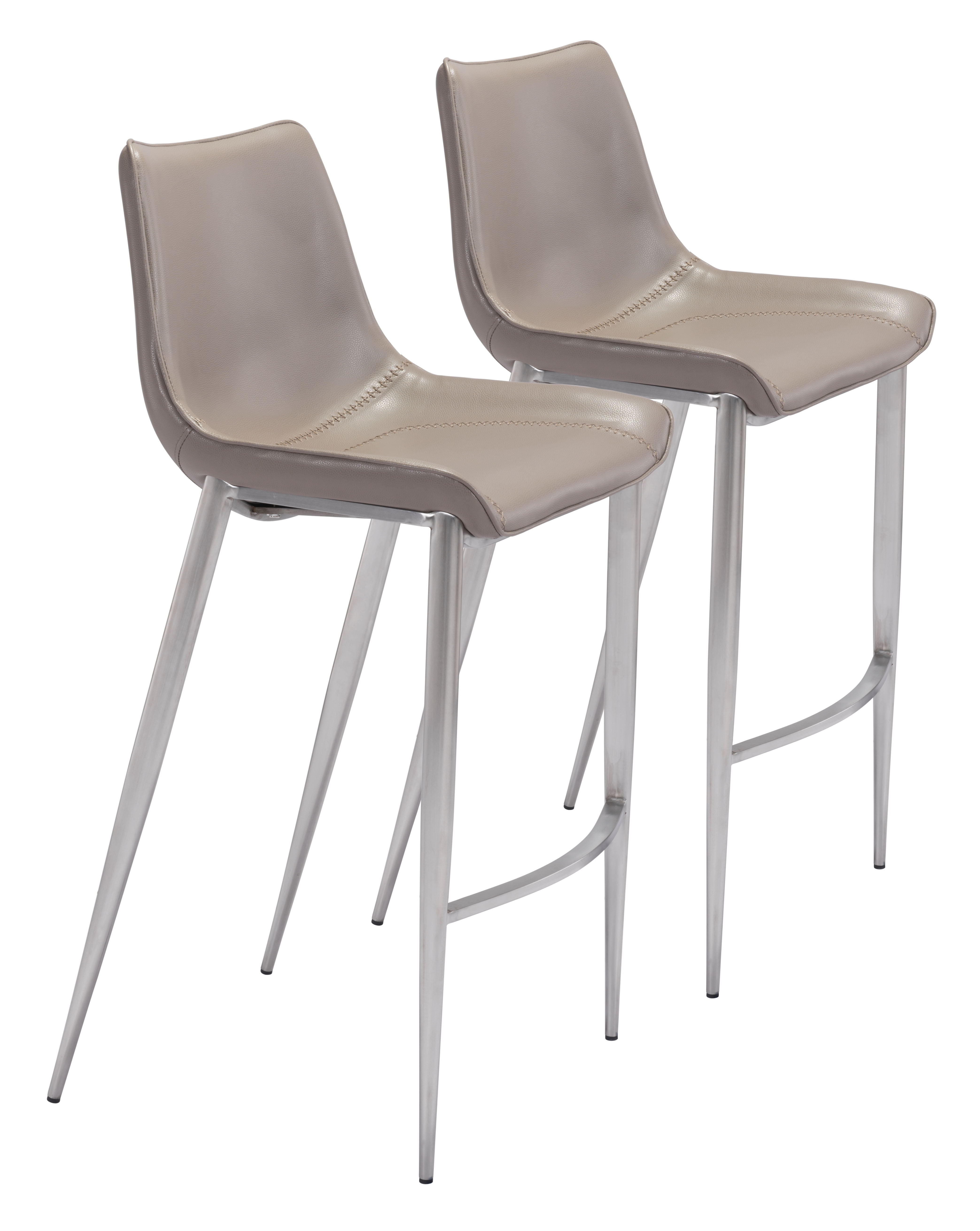 Magnus - Bar Chair (Set of 2) - Premium Chair Sets from Zuo Modern - Just $1600! Shop now at brett interiors