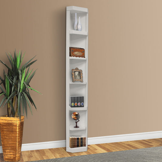 Catalina - Outside Corner Bookcase - Cottage White - Premium Corner Bookcases from Parker House - Just $612.50! Shop now at brett interiors