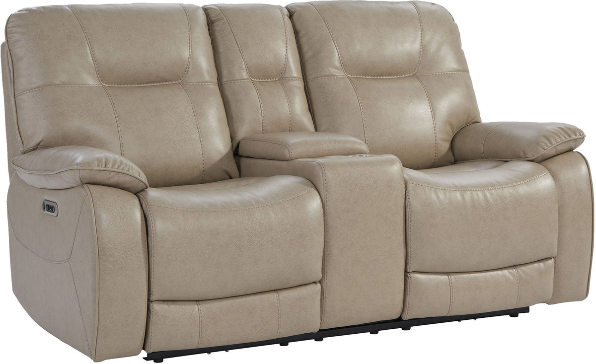 Axel - Power Console Loveseat - Parchment - Premium Reclining Loveseats from Parker Living - Just $1572.50! Shop now at brett interiors