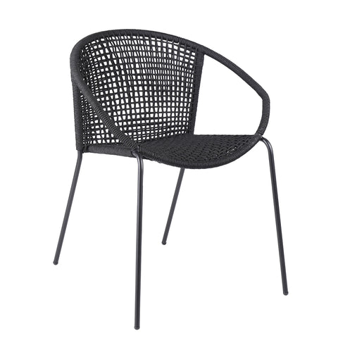 Snack - Indoor / Outdoor Stackable Steel Dining Chair (Set of 2) - Premium Chair Sets from Armen Living - Just $560! Shop now at brett interiors