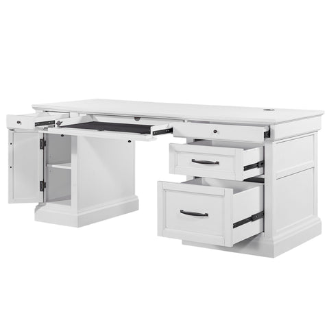 Shoreham - Pedestal Desk - Premium Writing Desks from Parker House - Just $1622.50! Shop now at brett interiors