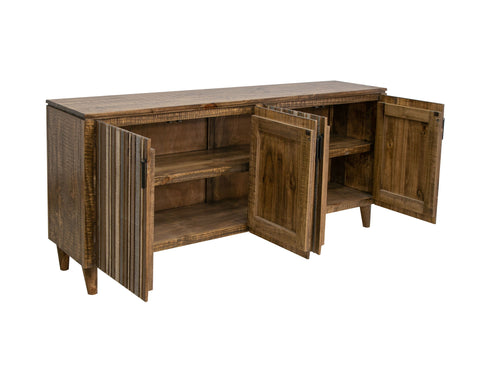 Tiza - 4 Doors Console - Premium TV Stands from International Furniture Direct - Just $962.50! Shop now at brett interiors