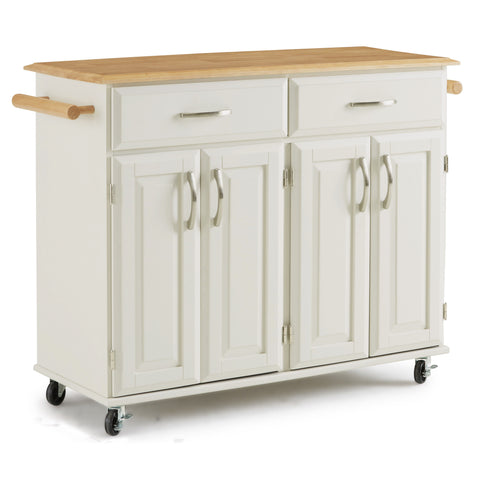 Blanche - Kitchen Cart - White - Wood - 36" - Premium Islands & Carts from Homestyles - Just $1287.48! Shop now at brett interiors