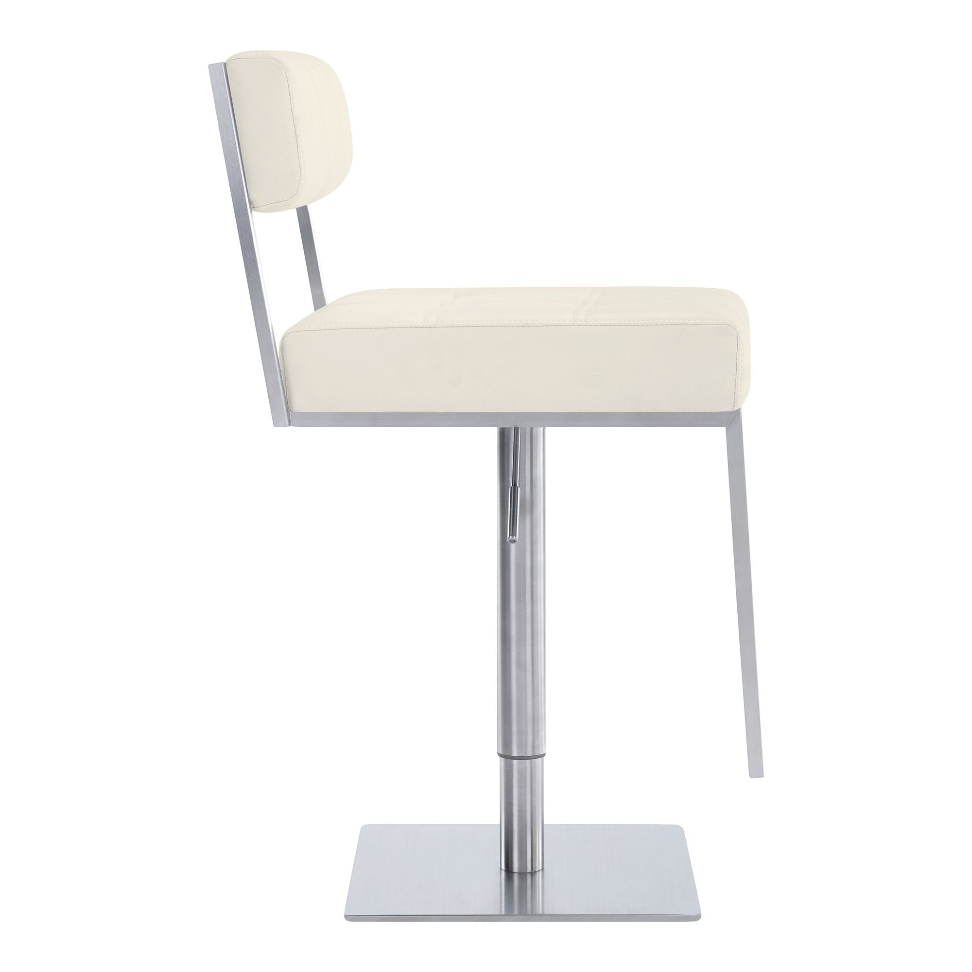 Michele - Swivel Adjustable Height Bar Stool - Premium Adjustable Height from Armen Living - Just $365! Shop now at brett interiors