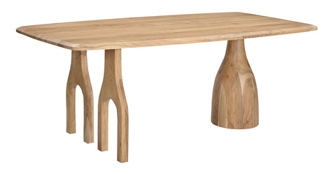 Yorkshire - Dining Table (2 Cartons) - Natural - Premium Dining Tables from Coast2Coast Home - Just $4950! Shop now at brett interiors