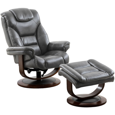 Monarch - Manual Reclining Swivel Chair and Ottoman - Premium Reclining Chair & Ottoman from Parker Living - Just $947.50! Shop now at brett interiors