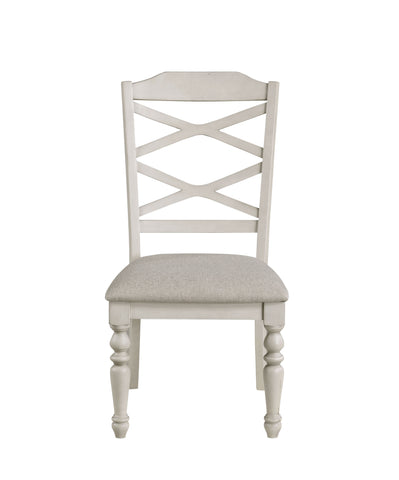 Jennifer - Dining Side Chair (Set of 2) - White - Premium Chair Sets from New Classic - Just $275! Shop now at brett interiors