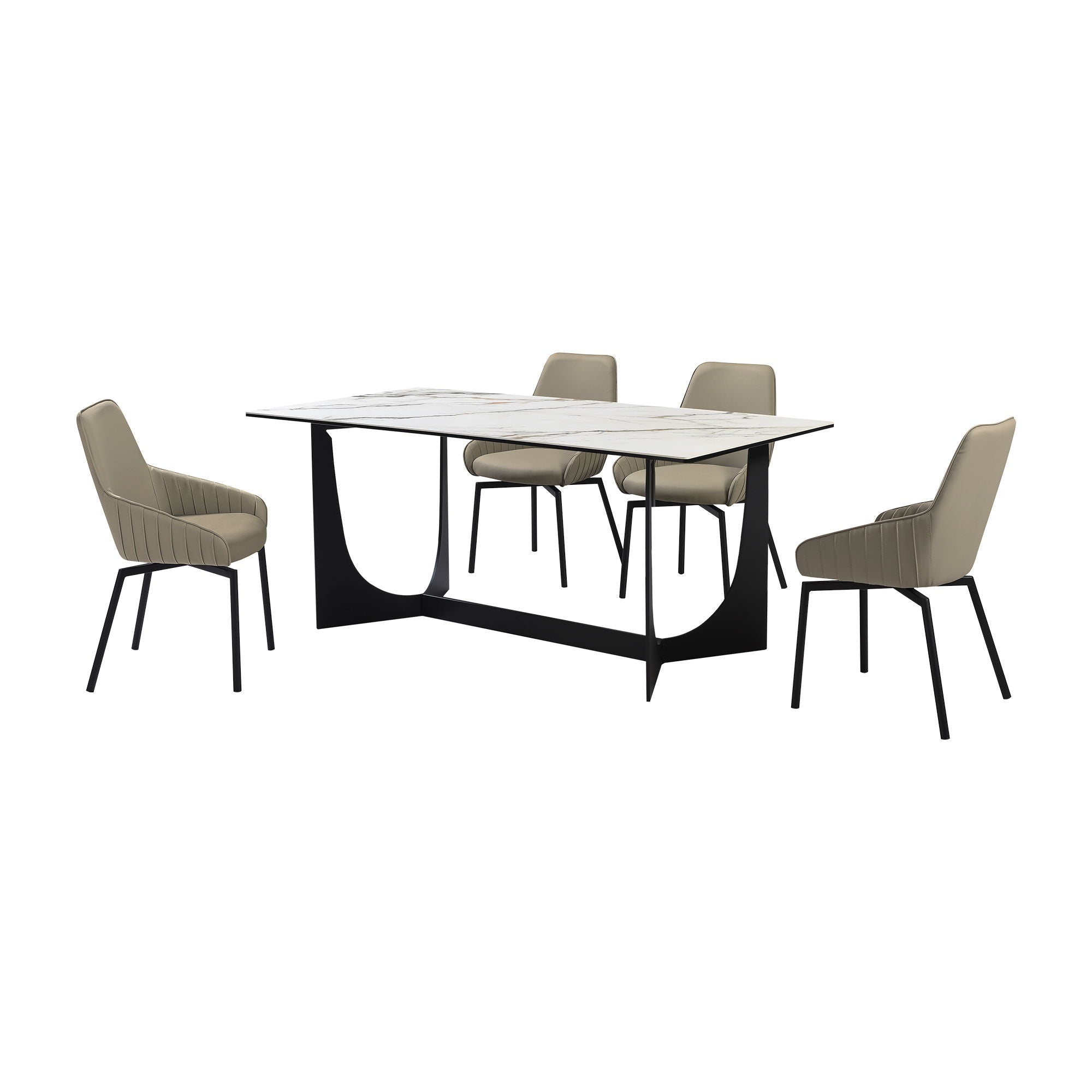 Esme Shilo - Dining Set - Premium 5 Piece Dining Room Sets from Armen Living - Just $3390! Shop now at brett interiors