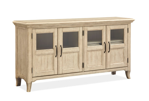 Harlow - Four Door Buffet - Weathered Bisque - Premium Buffets from Magnussen Furniture - Just $1647.50! Shop now at brett interiors