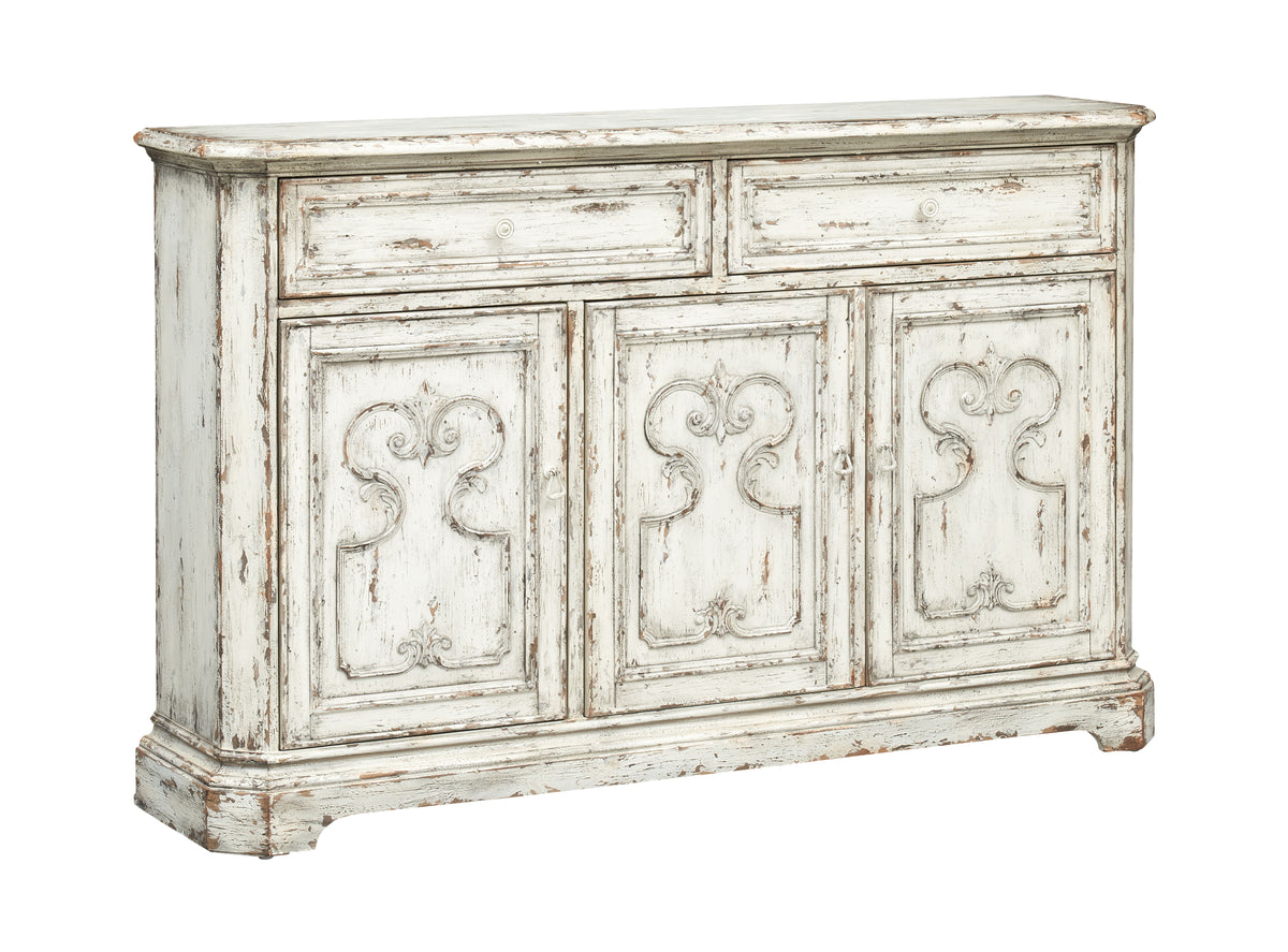 Earl - Three Door Two Drawer Credenza - Outsider Vintage Cream - Premium Credenzas from Coast2Coast Home - Just $4125! Shop now at brett interiors